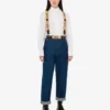 Blue cotton denim pants