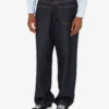 Blue cotton denim pants