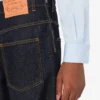 Blue cotton denim pants