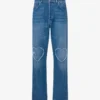 Blue cotton denim pants