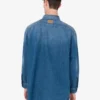 Blue cotton denim shirt