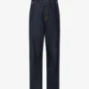 Blue denim pants Laurel Crown Patch