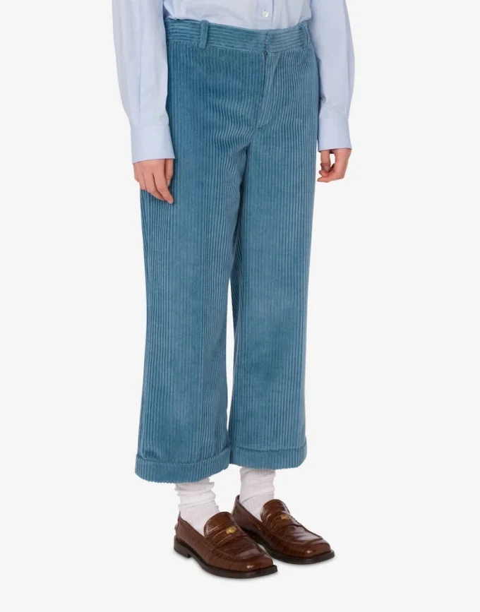 Corduroy crop pants