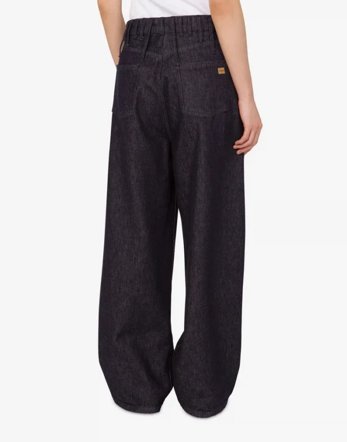Cotton denim pants