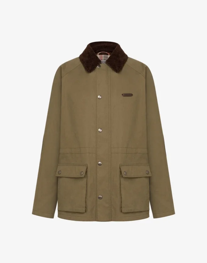 Cotton diagonal jacket