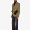 Cotton diagonal jacket