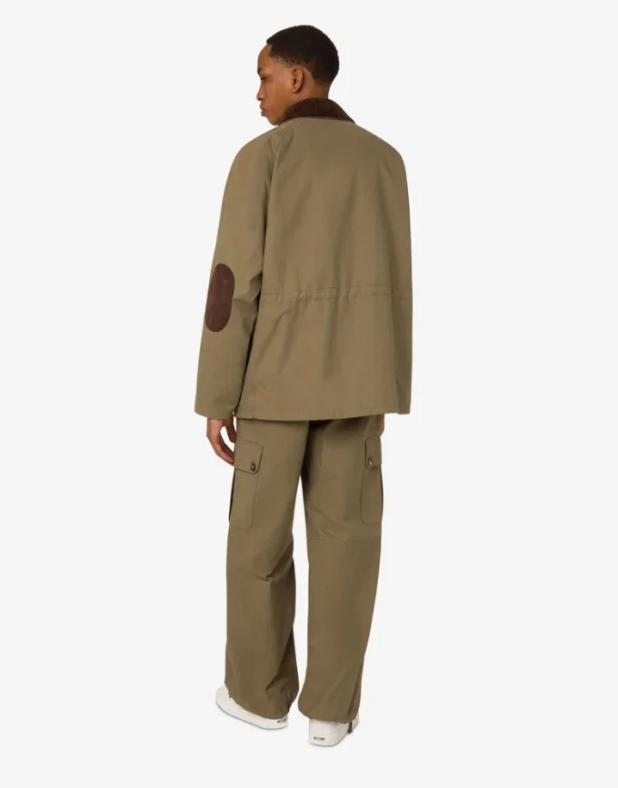 Cotton diagonal jacket