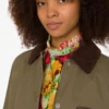 Cotton diagonal jacket