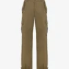 Cotton diagonal pants