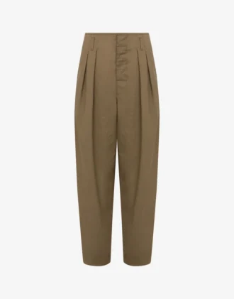 Cotton diagonal pants