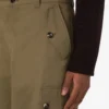 Cotton diagonal pants