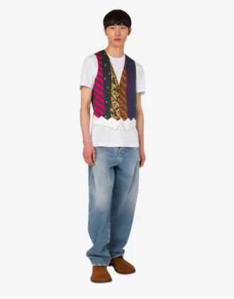 Cotton gabardine vest Archive