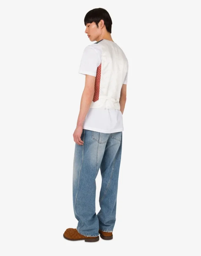Cotton gabardine vest Archive