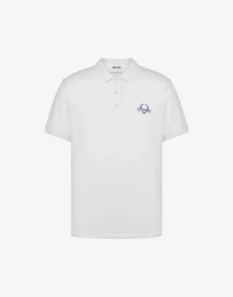 Cotton pique polo shirt Laurel Crown