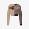 Intarsia wool blend pullover