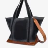 Denim maxi tote