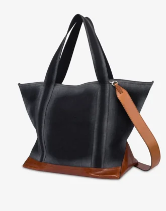 Denim maxi tote