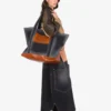 Denim maxi tote