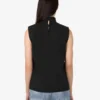 Embroidered cotton poplin top