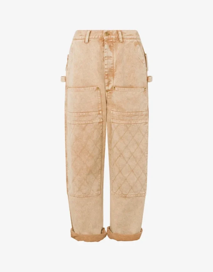 Garment-dyed drill pants