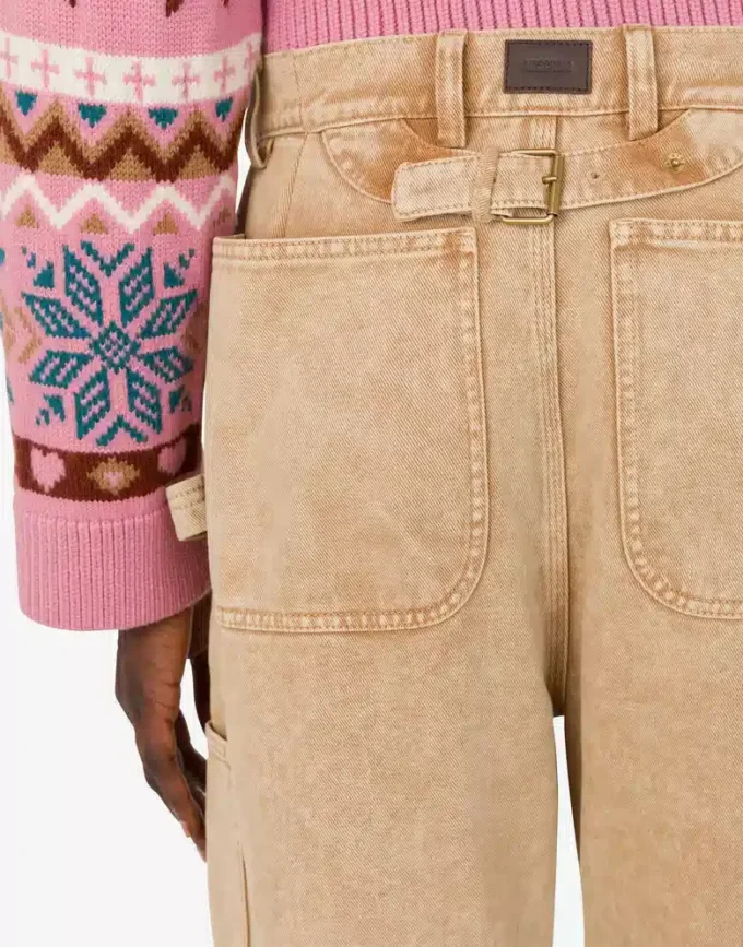 Garment-dyed drill pants