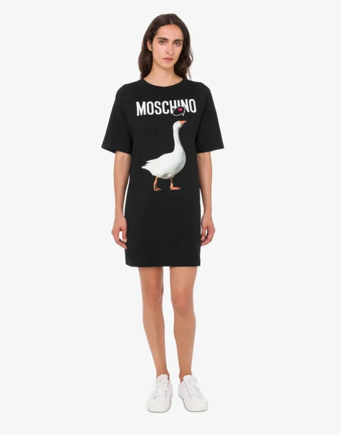 Goose organic cotton jersey dress