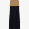 Intarsia wool blend pullover