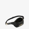 Lettering Logo quilted belt bag