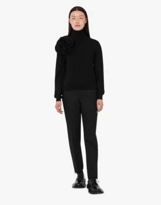 Merino wool turtleneck sweater