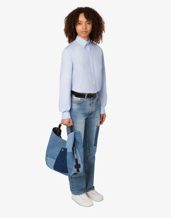 Moschino Handle Me Medium Shoulder Bag