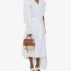 Moschino Tie Me bag in rattan Small