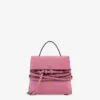 Moschino Tie Me bag in suede Small