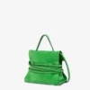 Moschino Tie Me bag in suede Small