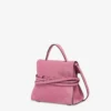 Moschino Tie Me bag in suede Small