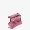 Moschino Tie Me bag in suede Small