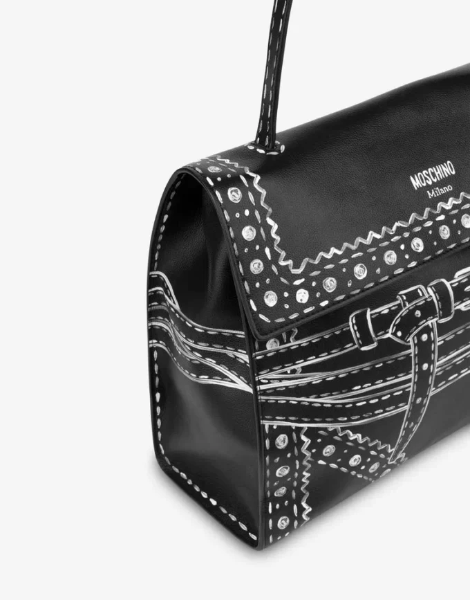 Moschino Tie Me Medium Hand Bag