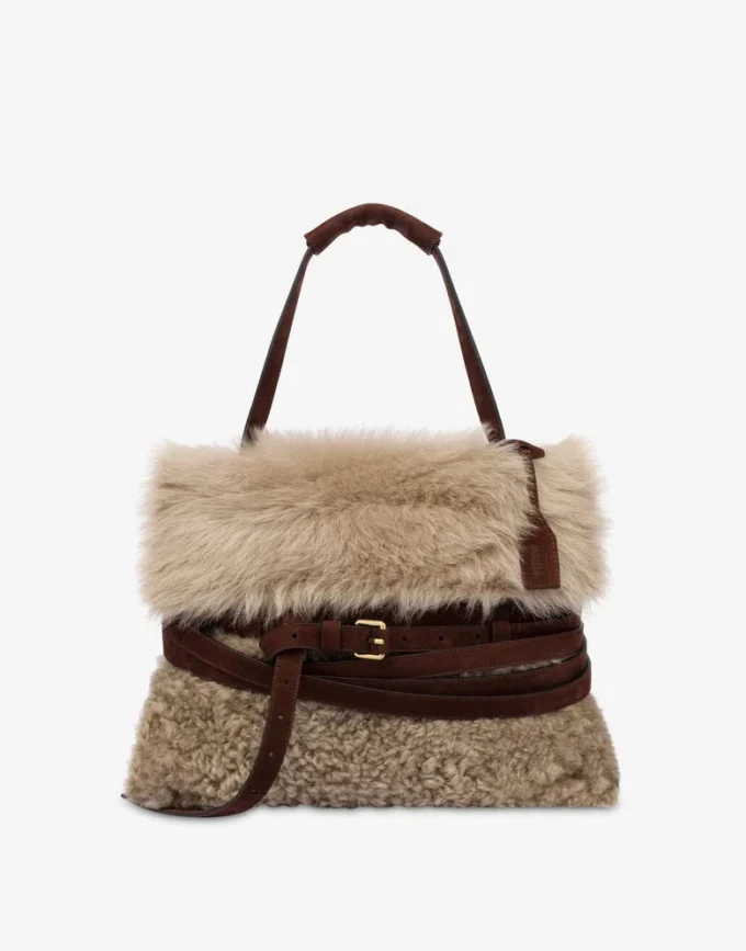 Moschino Tie Me Medium Handbag