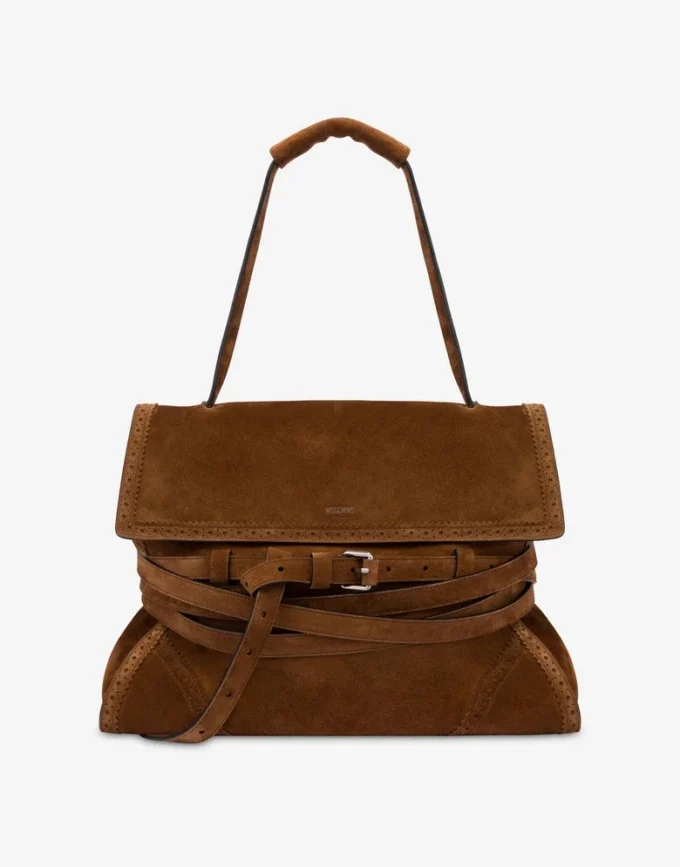 Moschino Tie Me Medium Shoulder Bag