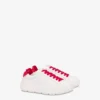 Nappa leather and lambskin sneakers