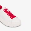 Nappa leather and lambskin sneakers