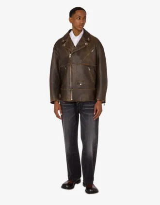 Nappa Leather Biker Jacket Smiley®
