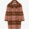 Oversized coat in soft fabric