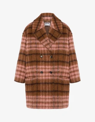 Oversized coat in soft fabric