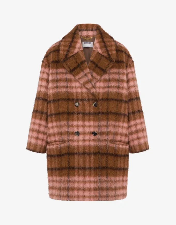 Oversized coat in soft fabric