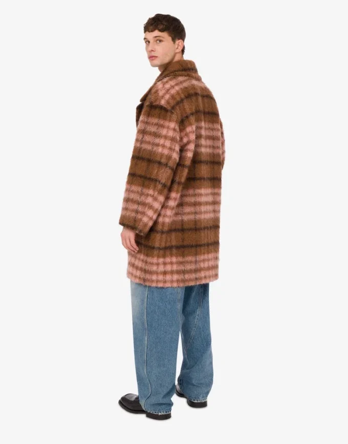 Oversized coat in soft fabric