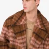 Oversized coat in soft fabric