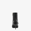 Patent leather ankle boots