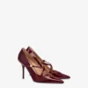 Patent leather pumps