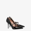 Patent leather pumps