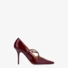 Patent leather pumps